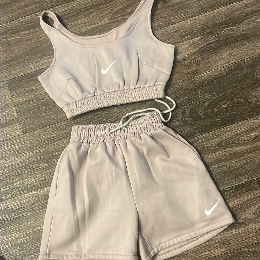 Nike Women's Cream Two-Piece Set